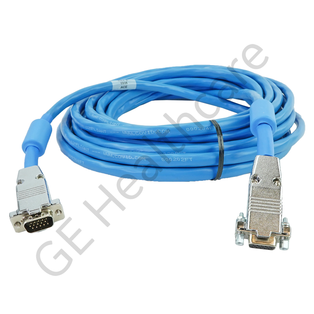 Cable Video Extend DB15M-DB15F (25) 75Ohm HD15F-HD15M 25ft Cable Video Extend DB15M-DB15F (25) 75Ohm HD15F-HD15M 25ft