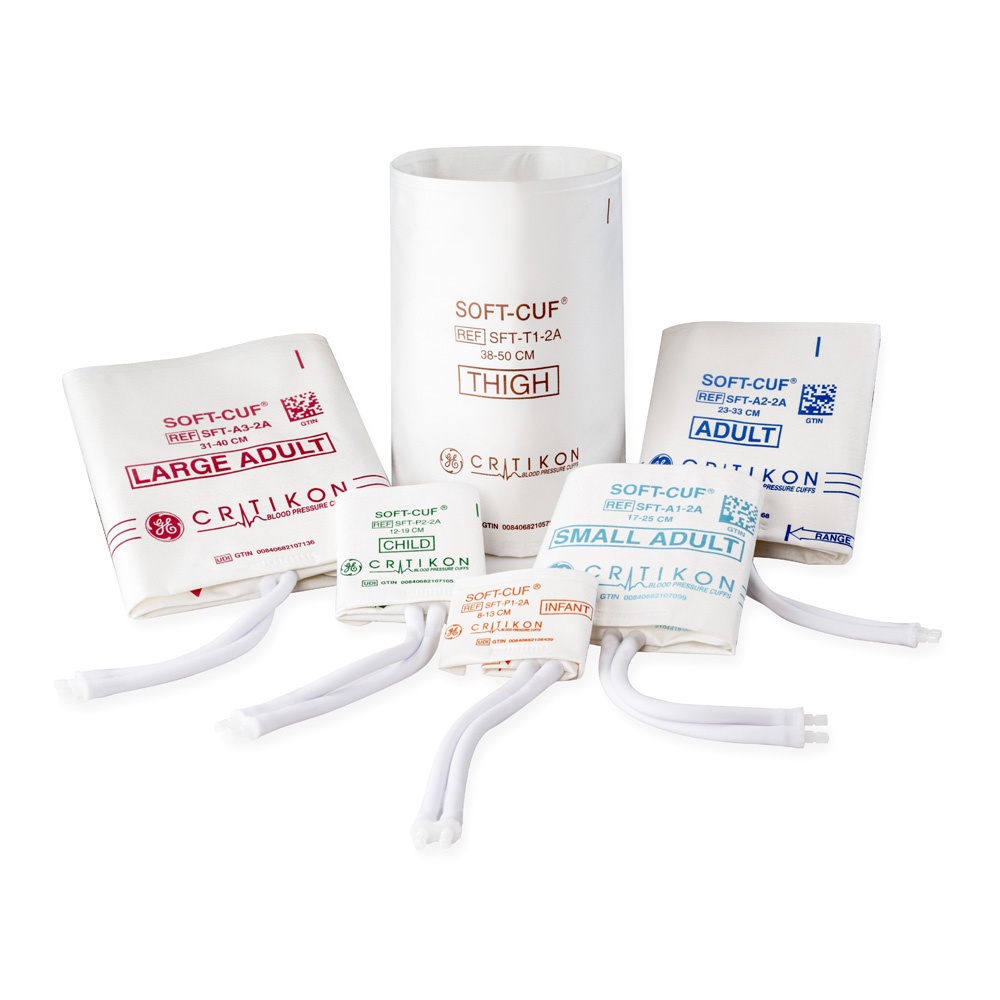 Assortment Pack SOFT-CUF, 1 Small Adult, 1 Adult, 1 Large Adult, 1 Radial 2 TB DINACLICK, 80369-5, 4 cuffs/box Assortment Pack SOFT-CUF, 1 Small Adult, 1 Adult, 1 Large Adult, 1 Radial 2 TB DINACLICK, 80369-5, 4 cuffs/box
